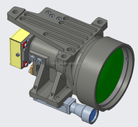 Module télémètre laser 1535 nm sécurisé pour les yeux, portée 3 km, pour caméra de cardan de drone UAV