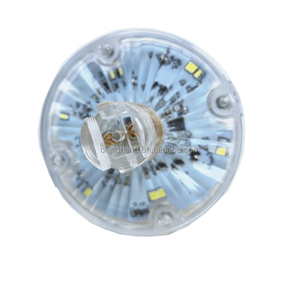 Iluminación para Atracciones de Feria Fácil de Mantener, Luces <span class=keywords><strong>LED</strong></span> RGB de 24V y 12 <span class=keywords><strong>LED</strong></span> de 50mm para Carnaval, Luces de Píxeles <span class=keywords><strong>LED</strong></span> Cabochon para Iluminación de Entretenimiento - Product Image 4