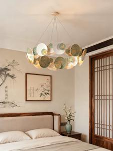 Lustre de style chinois, design d'intérieur oriental, lampe principale pour salon, salle à manger, chambre à coucher, salon de thé, éclairage de boîte - Product Image 2