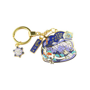 Black Zinc Alloy Cartoon Anime Fashion Luxury <b>Custom</b> Personalized Enamel Hard Flat <b>Keychain</b> - Product Image 4