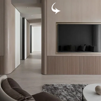Nouvelle conception, panneaux muraux et de plafond WPC modernes et personnalisés pour salon, imperméables et ignifuges, avec surface 3D pour la décoration intérieure