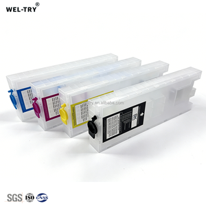 <span class=keywords><strong>Cartouche</strong></span> d'<span class=keywords><strong>encre</strong></span> vide rechargeable WEL-TRY 4X600ML T01C T01D sans puce pour <span class=keywords><strong>Epson</strong></span> WorkForce Pro WF-C529R C579R - Product Image 1