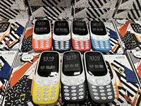 Fabricante de Suministro Directo, Teléfono Celular Nokio 3310 de 2.4 Pulgadas, 2G 3G, Doble SIM, Tipo Barra