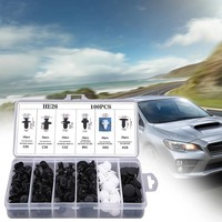 Clips de retenue pour pare-chocs de voiture Rivets pour trou d'aile Clips de fixation universels pour panneau de garniture de porte