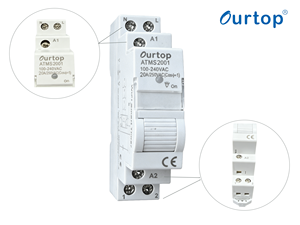 Interrupteur programmable intelligent WiFi Zigbee 20A à montage sur rail DIN pour la domotique et le contrôle des circuits électriques - Product Image 3