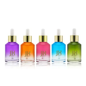 Cosmetische Parfum 60Ml Bule Groen Roze Rood Dropper Etherische Olie Fles Drank Flessen Glazen Fles Groothandel