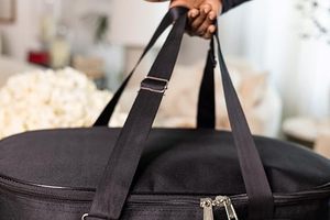 ชุดกระเป๋าใส่กลองแบบมีซับในกันน้ำ ผ้าอ็อกซ์ฟอร์ด สำหรับคีย์บอร์ดและเครื่องดนตรี  กระเป๋าใส่กลองแบบถือ ทำจากไนลอน  ตัวอย่างสินค้าฟรี - Product Image 2