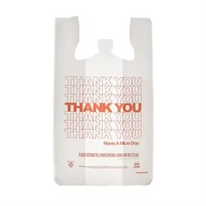 Bolsa de Plástico Personalizada para Supermercado, Bolsa de Compras con Logotipo Personalizado - Product Image 1