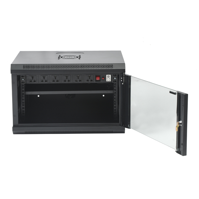 19 Inch Network Rack Mount Server Case 6U 600*450 Wall-Mounted Powder Coated Steel Data Center Cabinets 4U/6U/12U/15U/18U Stock
