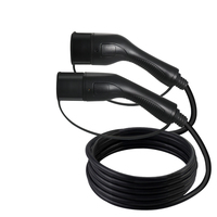 Câble de charge ev triphasé 16A 32A 22kw Mode 3 câble de rallonge de charge de voiture électrique type 2 à type 2 ev câble de charge