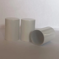 20.2*29.2mm Matériau Aluminium Inserts En Plastique Couvercle En Métal Extrémité Ouverte Facile Bouchon De Bouteille En Or pour Parfum Megnet Cap Noir