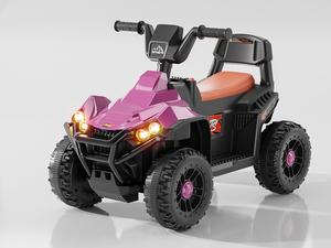 Mobil Buggy Pantai Listrik Plastik Bertenaga Baterai untuk Anak-Anak dengan Lampu LED, Musik, Roda Busa, Mainan Tunggang untuk Balita Usia 2-7 Tahun - Product Image 4
