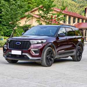 Cubiertas de accesorios de coche negras de fibra de carbono ABS, soporte de Panel de engranajes, Kits de carrocería, pegatina para <span class=keywords><strong>Ford</strong></span> <span class=keywords><strong>Explorer</strong></span> <span class=keywords><strong>2020</strong></span> - Product Image 5