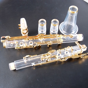 Grado Profesional Examen de rendimiento: transparente chapado en oro clarinete sistema turco en tono G - Product Image 3