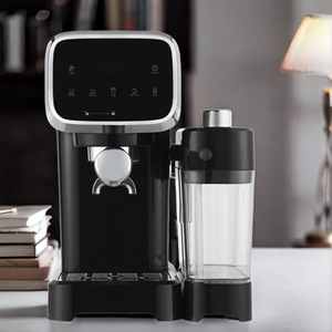 PANCERKA, nueva Cafetera Inteligente Digital italiana Espresso, máquina de doble caldera <span class=keywords><strong>para</strong></span> el hogar, tanque de leche, eléctrica semiautomática <span class=keywords><strong>para</strong></span> hoteles - Product Image 2