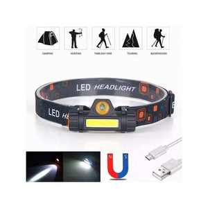 Linterna Frontal LED Recargable con Batería de 150 Lúmenes, para Camping y Auto, Cuerpo de Plástico, 20000 Horas de Duración - Product Image 3