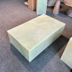 <span class=keywords><strong>Tavolo</strong></span> da pranzo moderno rotondo in marmo con Base geometrica in metallo - Product Image 6