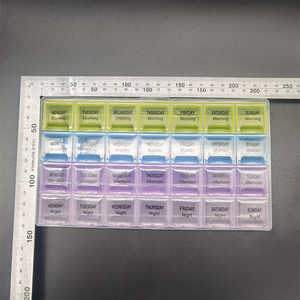 Organizador de Pastillas Semanal de Plástico, 28 Compartimentos, Estuche de Almacenamiento, Venta al Por Mayor, Personalizable, Económico - Product Image 6