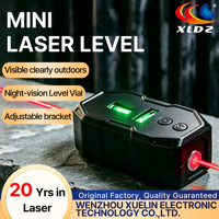 Niveau laser rouge |   Projecteur laser croisé rechargeable USB-C avec projection horizontale et verticale et base universelle réglable