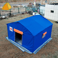 Tente de stockage gonflable extra large en toile, abri industriel imperméable pour entrepôt extérieur, atelier et utilisation d'urgence