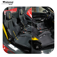 Penjualan laris kursi balap serat karbon kering untuk Ferrari SF90 296 488 peningkatan Interior suku cadang otomotif konversi Universal