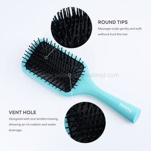 Denman-cepillo de pelo para salón de belleza, productos de estilismo para el cabello, extensión de masaje personalizado, paleta rizada para el cuero cabelludo - Product Image 2