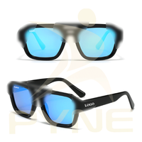 Lunettes de soleil polarisées pour hommes, monture PC, triple pont, style créateur, grandes marques de luxe, vente en gros
