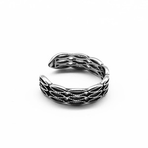 yunnique European American Style Retro Titanium Steel <b>Open</b> <b>Ring</b> Geometric Minimalist Fashion Jewelry Gift - Product Image 5