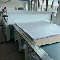 Film plastique PE spécial pour machine de découpe automatique, film d'adsorption sous vide pour table de découpe de vêtements