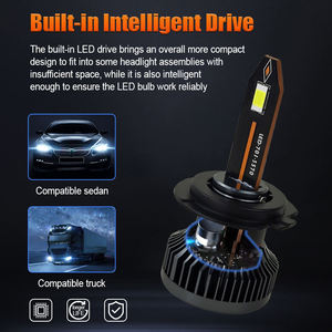 Kit de Luces LED para Auto H4 H7 Canbus, Bombillas LED H1 H3 H8 H11 9005 F1N 9006 880 H27, 100w 12000lm, Faros Delanteros LED - Product Image 6