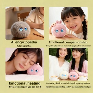 Peluche AI con Imbottitura in Cotone PP, Compagno da Scrivania, Robot Intelligente Antistress, Regalo per Adolescenti e Adulti, <span class=keywords><strong>Star</strong></span> <span class=keywords><strong>Pet</strong></span> Guardian Settimanale - Product Image 2