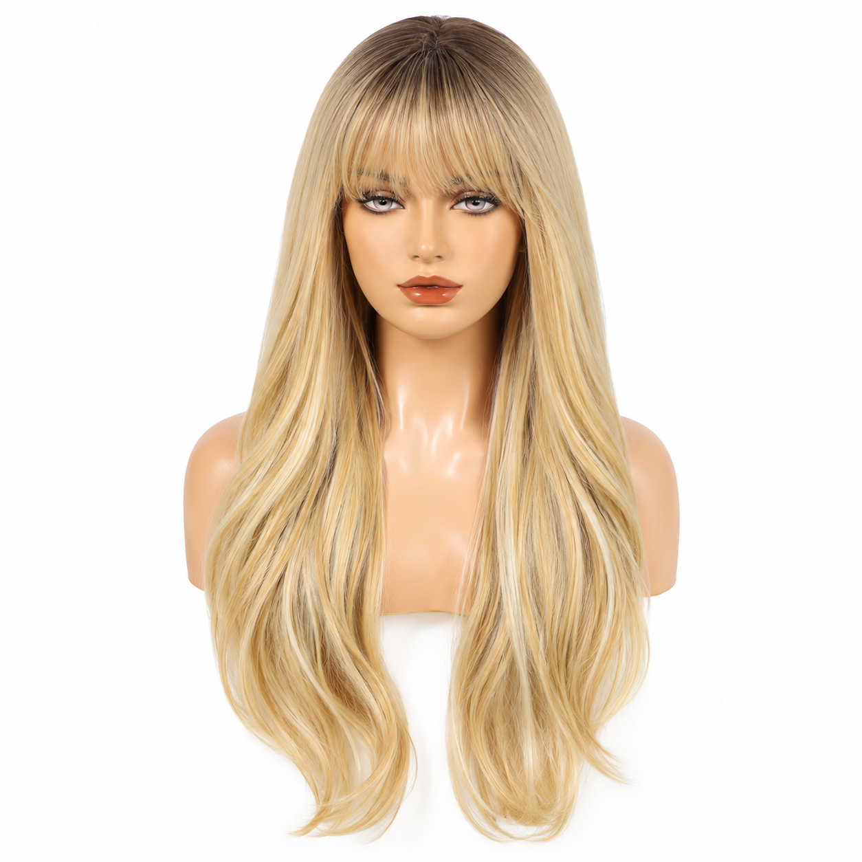 Dark Root Honey Golden Blonde