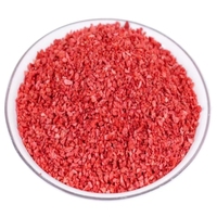 Dés de fraises séchées FD, petite taille, 3% d'humidité, en vrac, prêts à consommer, pour l'approvisionnement en matières premières alimentaires industrielles