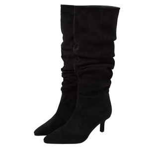 Women's <b>Winter</b> Knee-High <b>Long</b> <b>Boots</b> with Structured Pointed Toe Design - Product Image 2