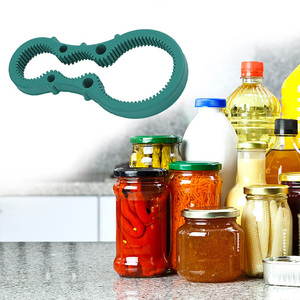 Nhà bếp 3-trong-1 đa mục đích mở chai bền Hướng dẫn sử dụng Jar có thể bia thiếc mở tay dễ dàng xoắn Silicone mở chai rượu vang - Product Image 3