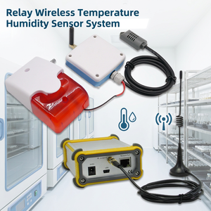 Controlador de Humedad y Temperatura Industrial Inalámbrico, Sensor Inteligente de Temperatura y Humedad con Relé - Product Image 1