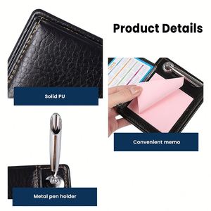 Oferta Especial: Set de Artículos de Oficina Personalizables con Papel de Colores, Caja de Cuero PU, Notas Adhesivas, Bloc de Notas, Portalápices y Calendario - Product Image 3