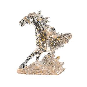 Figurine personnalisée sculptée en résine époxy transparente, tête de cheval style art populaire, ornement décoratif pour meuble TV/vitrine à vin, bureau ou chambre - Product Image 5