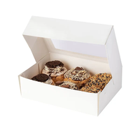 Fabrication en gros d'emballages personnalisés pour beignets, boîtes à biscuits, boîtes en kraft, emballages pour beignets