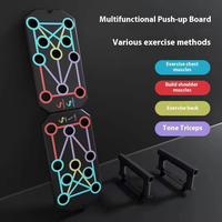 Planche de musculation multifonctionnelle pour pompes, abdominaux et pectoraux, pliable, pour hommes et femmes, usage domestique