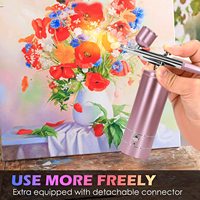 Portable Air Brush Pistolet Sans Fil Aérographe Compresseur pour Maquillage Nail Art Gâteau Décoration Air Brush Ombre Nail Machine