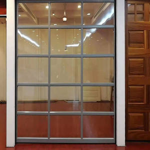 <span class=keywords><strong>Puertas</strong></span> de garaje de vidrio y aluminio para supermercado, <span class=keywords><strong>puertas</strong></span> automáticas de gran aislamiento, modernas y de lujo, a la venta - Product Image 5