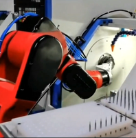 BORUNTE BRTIRUS0707A Robot d'emballage de tuyau robotique à 6 axes Solution d'emballage de pipeline intelligente pour tuyaux irréguliers noyau de boîte de vitesses de moteur