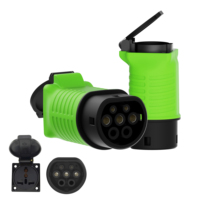 Adaptador de Descarga V2L Estándar de 16A 20A Sin Cable Tipo 2 Hembra con Enchufe Brasileño