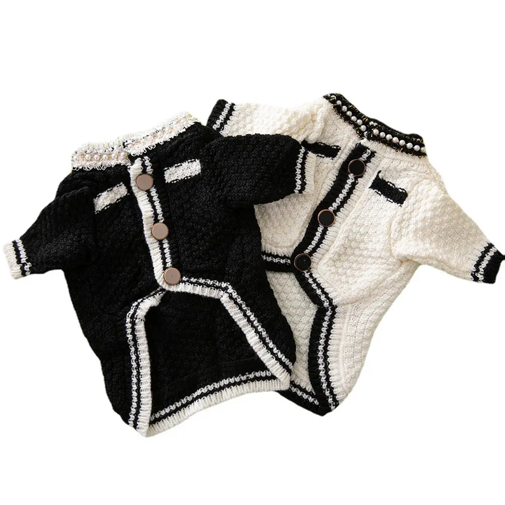 Factory Price Brand High End Luxury Designer Cat Sweater Pet Clothes Unique Dog Sweaters Pet Clothing Wholesale Dog Clothes