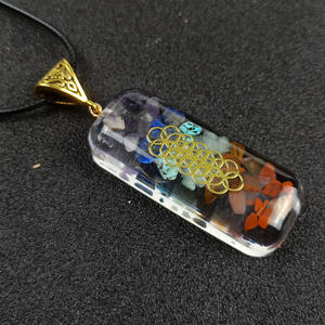 Colgante de Orgón de los Siete Chakras / Colgante de Cristal de Orgón al por Mayor / Colgante de Orgonita en Venta Comprar Cristales <span class=keywords><strong>Faisal</strong></span> - Product Image 5