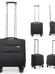 Small Lightweight Oxford Cloth Password <strong>Suitcase</strong> with Drawbar for High-Speed Rail <strong>Air</strong> Travel Women's 14inch 16inch Trolley Case - Product Image 3