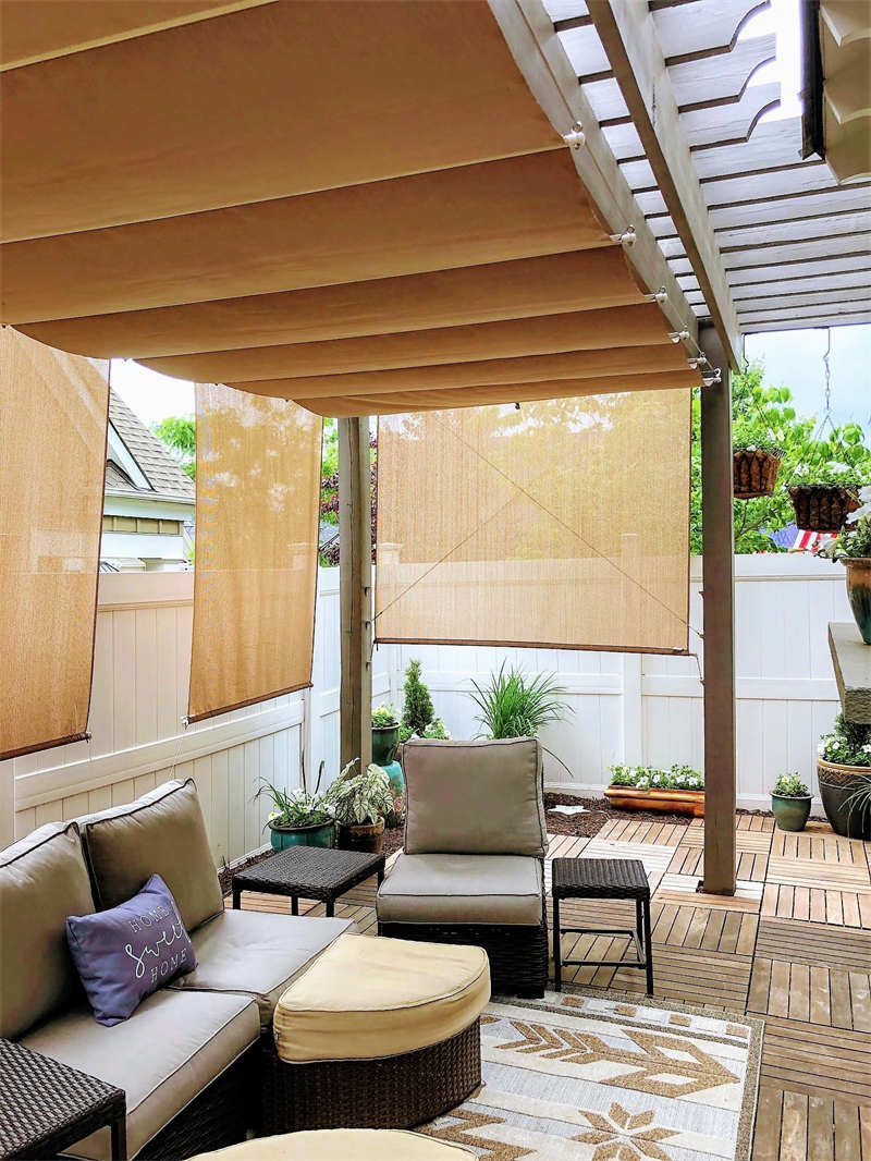 サンシェードセイルアウトドア|オックスフォード布パティオ日焼け止めレインカバー|植物サンシェード中庭日よけ|裏庭芝生ガーデンアクテ 並行輸入品 Gavilion サンシェード セイル アウトドア、長方形サンシェード 固定