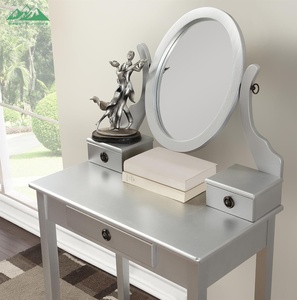 Wayon Children's MDF Vanity Set with Mirror &amp; <strong>Stool</strong>, <strong>Pink</strong> Fairy-Themed Makeup Table for Little Princess Bedroom - Product Image 6
