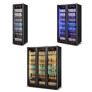 Refrigeradores de Bebidas de Cuatro Puertas con Vitrinas de Una Sola Temperatura, Ideales para Almacenar Vasos Verticales Doble Temperatura - Product Image 3